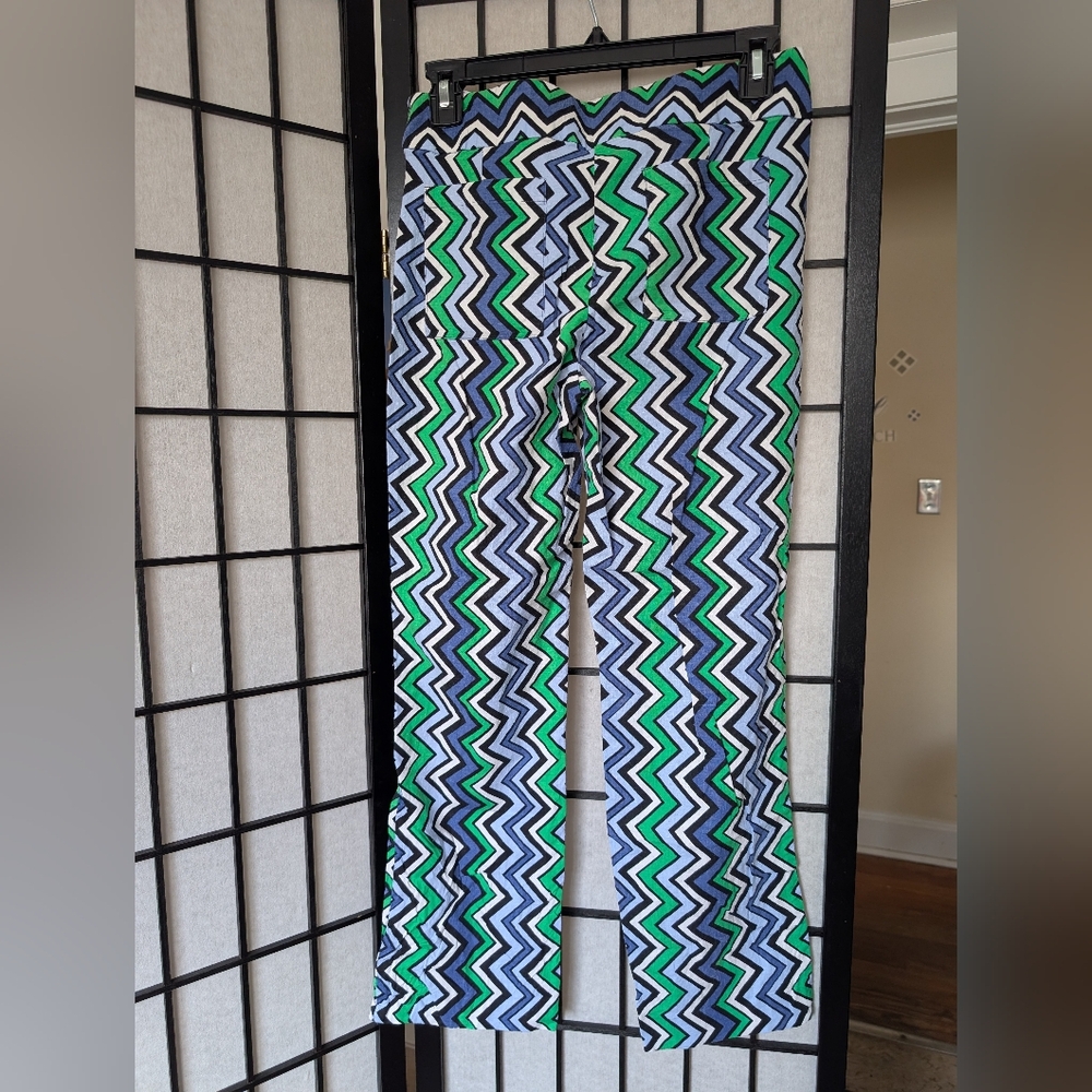 Zara Linen Patterned Pants